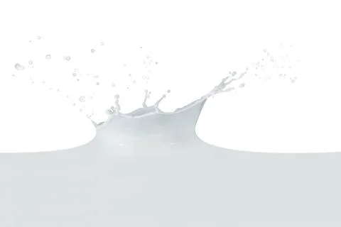 Milk splash Stock Photos