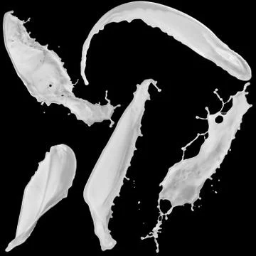 Milk Splash 스톡 사진