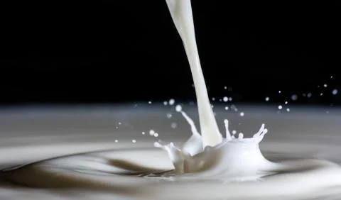 Milk splash Stock Photos