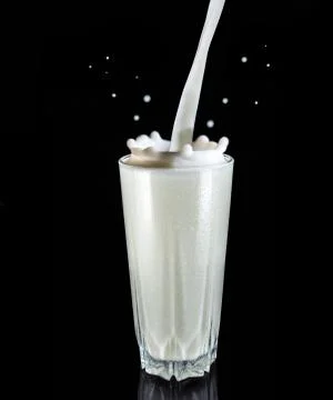 Milk splash Stock Photos