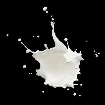 Milk splash Stock Photos
