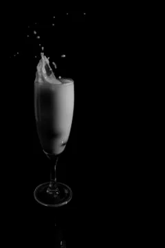 Milk splash Stock Photos