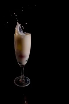 Milk splash Stock Photos