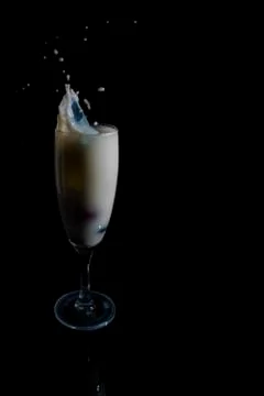 Milk splash Stock Photos