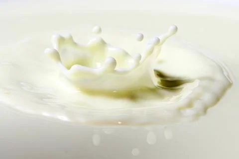 Milk splash Stock Photos