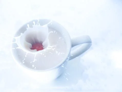 Milk splash Stock Photos