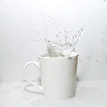 Milk splash Stock Photos