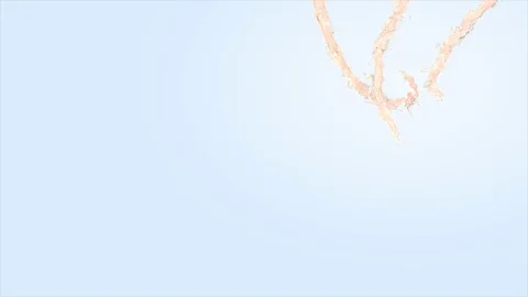 Milk splash spiral Stock Footage 111072647