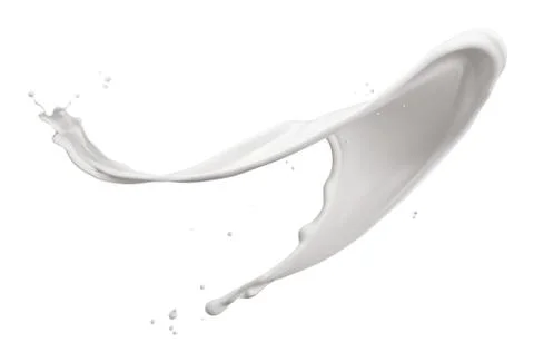 Milk splashing Stock Photos