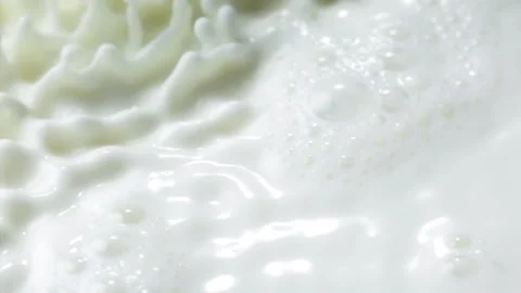 Milk Splashing Super Slow Motion 1000 fps  Stock Footage 276353301