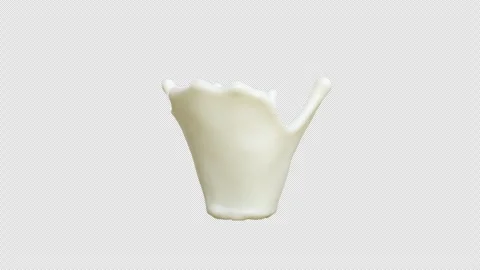Milk Spread on Alpha Stock Footage 246461272