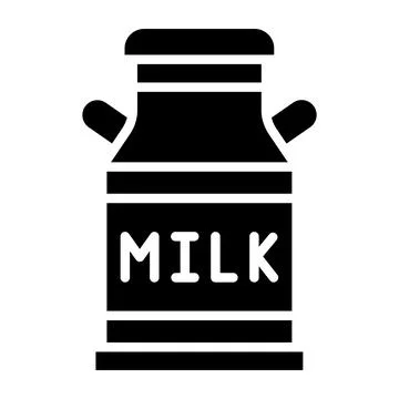 Milk Tank Vector Icon Design Illustration Stock Illustration