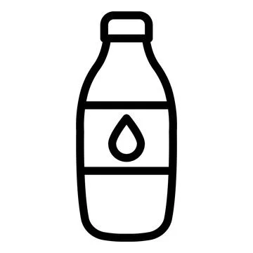 Milk Vector Icon Design Illustration Stock Illustration