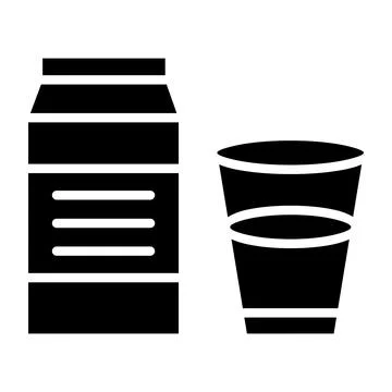 Milk Vector Icon Design Illustration Illustrazione stock