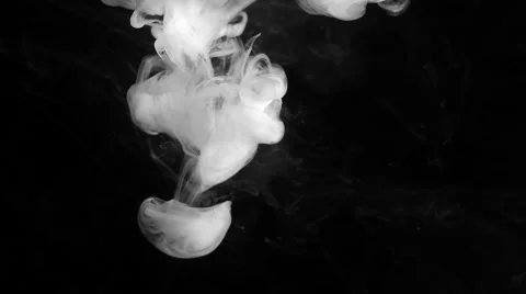 Milk in water Stock Footage 46518299