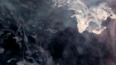 Milk in water Stock Footage 46725096