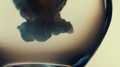 Milk in water. Stock Footage 91826148