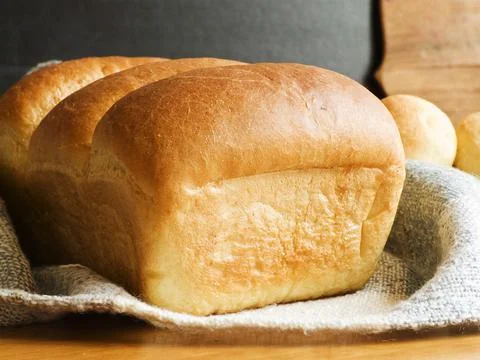 Milk yeast bread Stock Photos