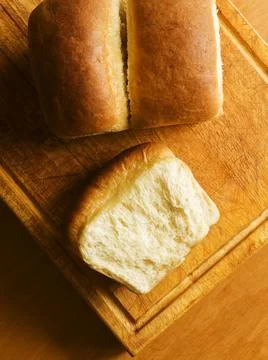 Milk yeast bread Stock Photos