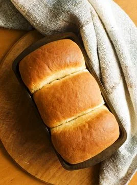 Milk yeast bread Stock Photos
