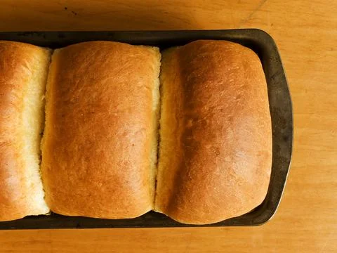 Milk yeast bread Stock Photos
