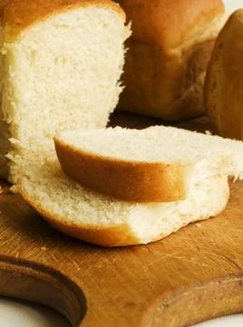 Milk yeast bread Stock Photos