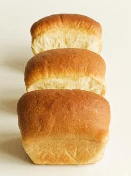 Milk yeast bread Stock Photos