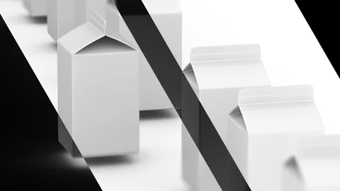 Milkbox. Looping footage has 4K resolution. Prores 4444. Stock-Footage 104174818