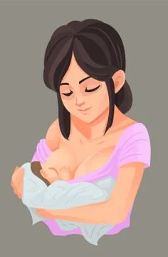 Milk's mom Stock Illustration