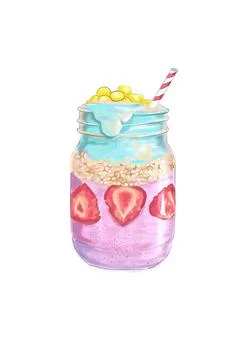 Milkshake Stock Illustration