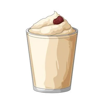 Milkshake illustration Stock Illustration