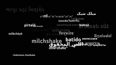 Milkshake Translated in 39 Worldwide Languages Endless Looping 3d Zooming Wor Stock Footage 145207285