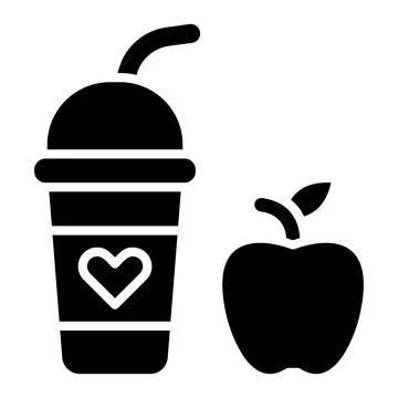 Milkshake Vector Icon Design Illustration Stock Illustration