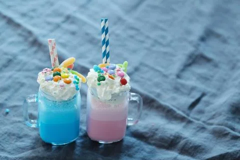 Milkshakes Stock Photos