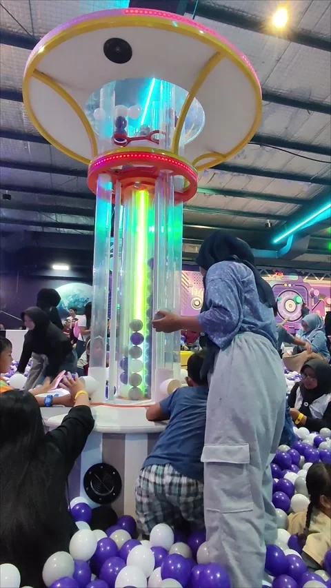 Milky Verse, a space-themed playground Stock Footage 299769990