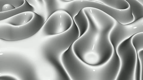 Milky Waves, Background, 3D Render, Exclusive, Reflection Stock Footage 269064315