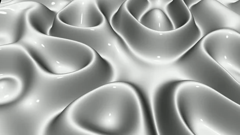 Milky Waves, Background, Exclusive, Reflection, 3D Render Stock Footage 269064283