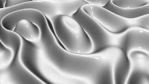 Milky Waves, Background, Reflection, 3D Render, Exclusive Stock Footage 269064281