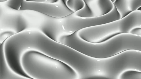 Milky Waves, Background, Reflection, Exclusive, 3D Render Stock Footage 269064278