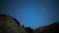 Milky Way above alpine mountain peaks time lapse stars 4k or 4k+ Resolution