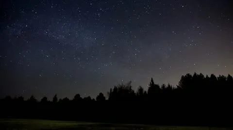 Milky way in Canada Stock Footage 10919421