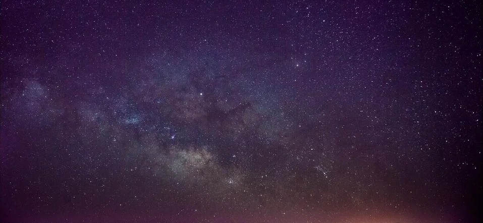 Milky way core Foto stock