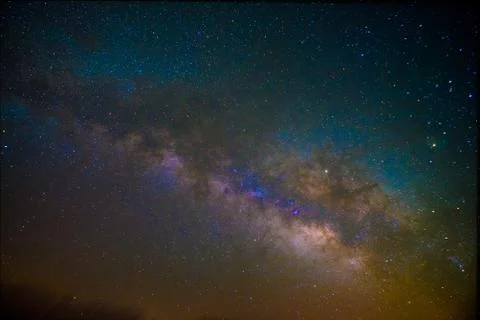 Milky way core Foto stock