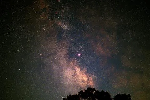 Milky Way Core Stock Photos