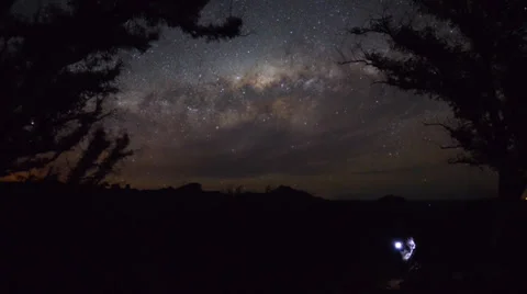 Milky Way Video stock 31989233