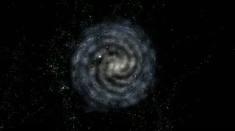 Milky Way Galaxy Video stock 22196600
