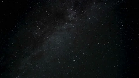 Milky way galaxy motion and falling stars on summer night starry sky,universe Stock Footage
