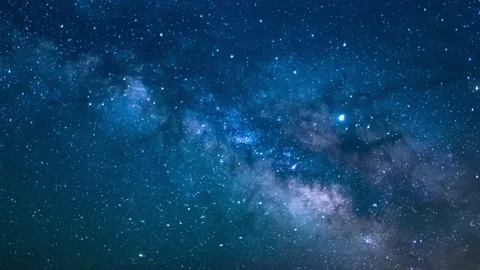 Milky Way Galaxy South Starry Sky 24mm Aquarids Meteor Shower 2019 Galaxy Core Stock Footage 131911861