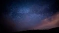 Milky Way Galaxy in Spring Sky Time Lapse Stars and Meteors 4k or 4k+ Resolution