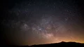 Milky Way Galaxy in Spring Sky Time Lapse Stars and Meteors 4k or 4k+ Resolution